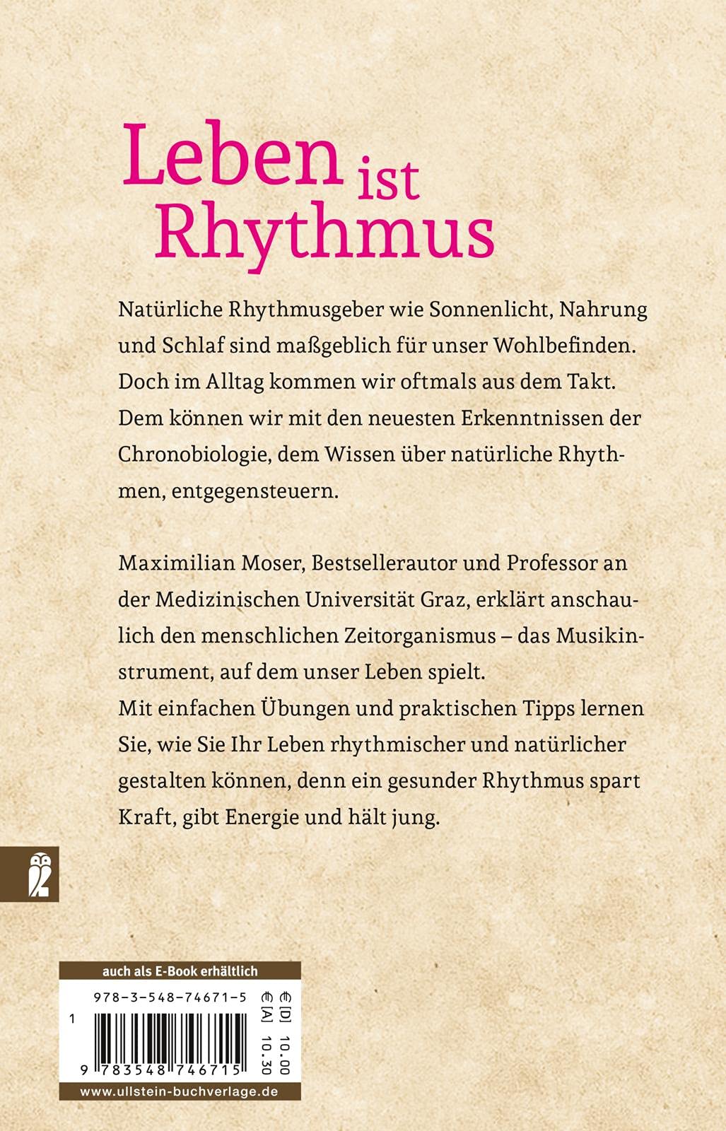 Vom richtigen Umgang mit der Zeit: Die heilende Kraft der Chronobiologie (Broschiert) (22.09.2017)